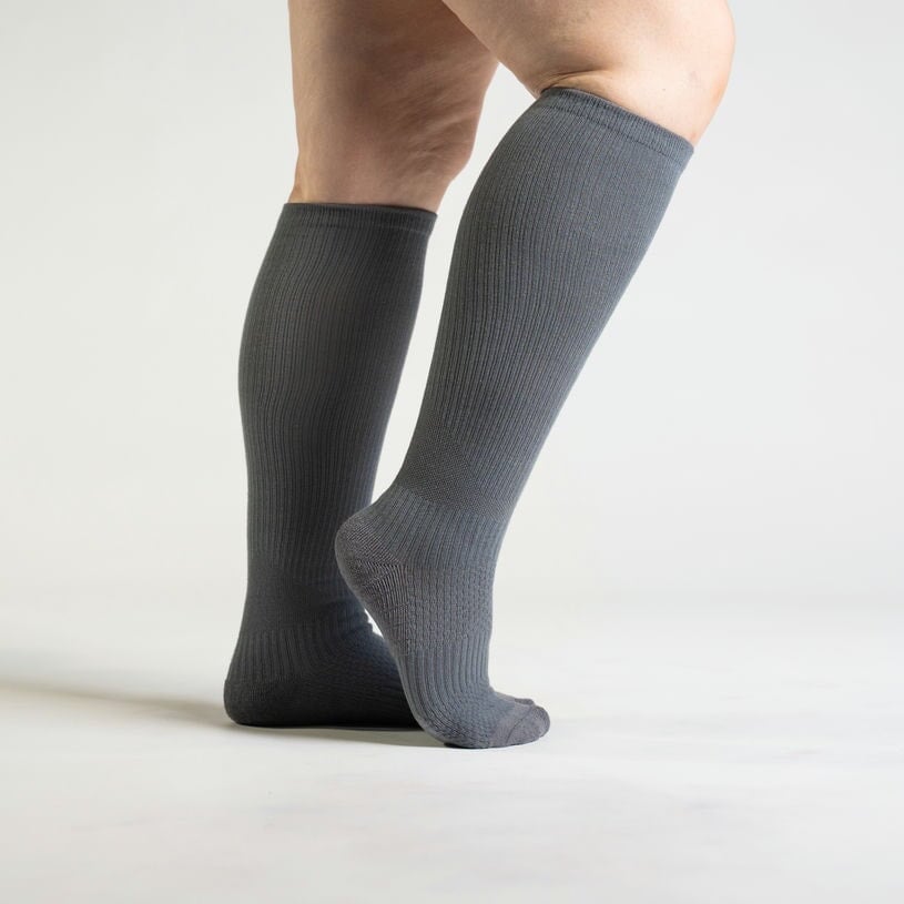 Gray Compression Socks Bundle 5-Pack